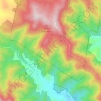 Carte topographique Cassilis, altitude, relief