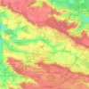 Carte topographique Ru de Gally, altitude, relief