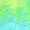 Carte topographique Ward 4 Meerpet H.B Colony, altitude, relief