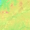 Carte topographique Nyong-et-Foumou, altitude, relief