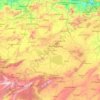 Carte topographique Oum El Bouaghi, altitude, relief