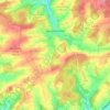 Carte topographique Gerichtstetten, altitude, relief