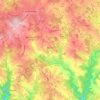 Carte topographique Beyssac, altitude, relief