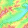Carte topographique Saint-Loup-en-Comminges, altitude, relief