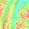 Carte topographique Simorre, altitude, relief