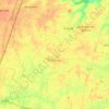 Carte topographique Outarville, altitude, relief