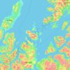 Carte topographique Harstad, altitude, relief