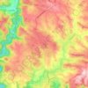 Carte topographique La Fouillade, altitude, relief