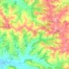 Carte topographique Armous-et-Cau, altitude, relief