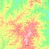 Carte topographique Nikki, altitude, relief
