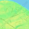 Carte topographique Evita, altitude, relief
