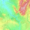 Carte topographique Quesada, altitude, relief