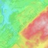 Carte topographique Lac-des-Rouges-Truites, altitude, relief