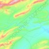 Carte topographique Amouguer, altitude, relief