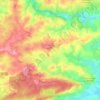 Carte topographique Châtillon-sur-Colmont, altitude, relief