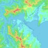 Carte topographique Batemans Bay, altitude, relief