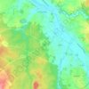 Carte topographique Agris, altitude, relief