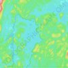 Carte topographique Lady Evelyn Lake, altitude, relief