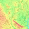 Carte topographique Sauzé-entre-Bois, altitude, relief