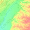 Carte topographique Municipio de Perugorría, altitude, relief
