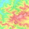 Carte topographique Castelnau-Picampeau, altitude, relief