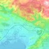 Carte topographique Δήμος Ασπροπύργου, altitude, relief