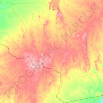 Carte topographique Tinzaouten, altitude, relief