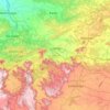 Carte topographique Latehar, altitude, relief