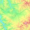 Carte topographique Ocongate, altitude, relief