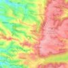 Carte topographique Montgras, altitude, relief