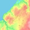 Carte topographique Planguenoual, altitude, relief