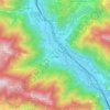 Carte topographique Issogne, altitude, relief