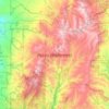 Carte topographique Pecos Wilderness, altitude, relief