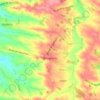 Carte topographique Brugnens, altitude, relief