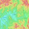Carte topographique Ōdate, altitude, relief