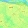 Carte topographique Rajbari, altitude, relief