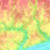 Carte topographique Mesland, altitude, relief