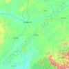 Carte topographique Benue State, altitude, relief