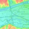 Carte topographique La Riche, altitude, relief