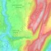 Carte topographique Lavans-sur-Valouse, altitude, relief