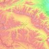 Carte topographique 木吉乡 مۇجى يېزىسى / موجۇ ايىلى, altitude, relief