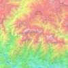 Carte topographique Annapurna Himal, altitude, relief