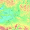 Carte topographique Gamba County, altitude, relief