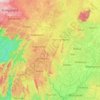 Carte topographique Mbam-et-Inoubou, altitude, relief