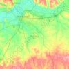 Carte topographique Montgomery County, altitude, relief