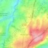 Carte topographique Villy-Bocage, altitude, relief
