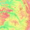 Carte topographique Marna, altitude, relief