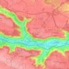 Carte topographique 91190, altitude, relief