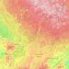 Carte topographique Haliburton—Kawartha Lakes—Brock, altitude, relief