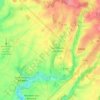 Carte topographique Saint-Martin-lès-Melle, altitude, relief